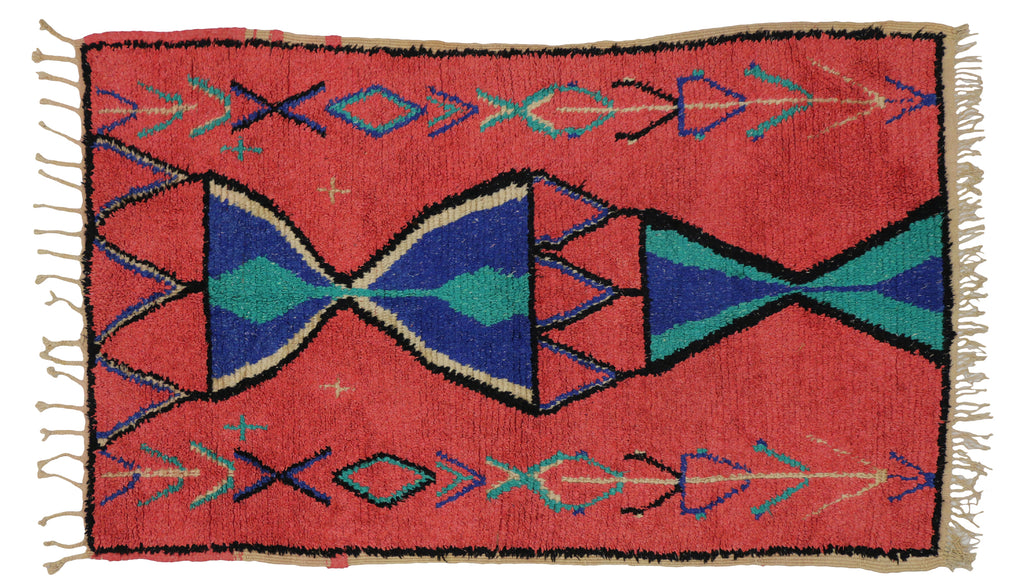 4 x 6 Vintage Moroccan Rug 20448