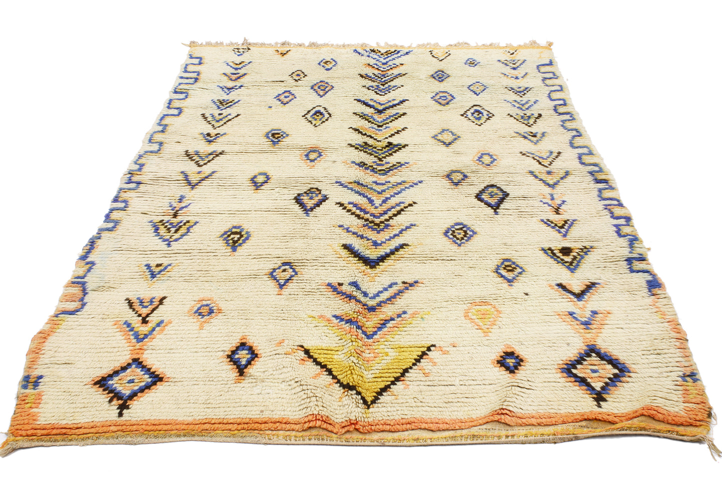 4 x 6 Vintage Moroccan Azilal Rug 20450