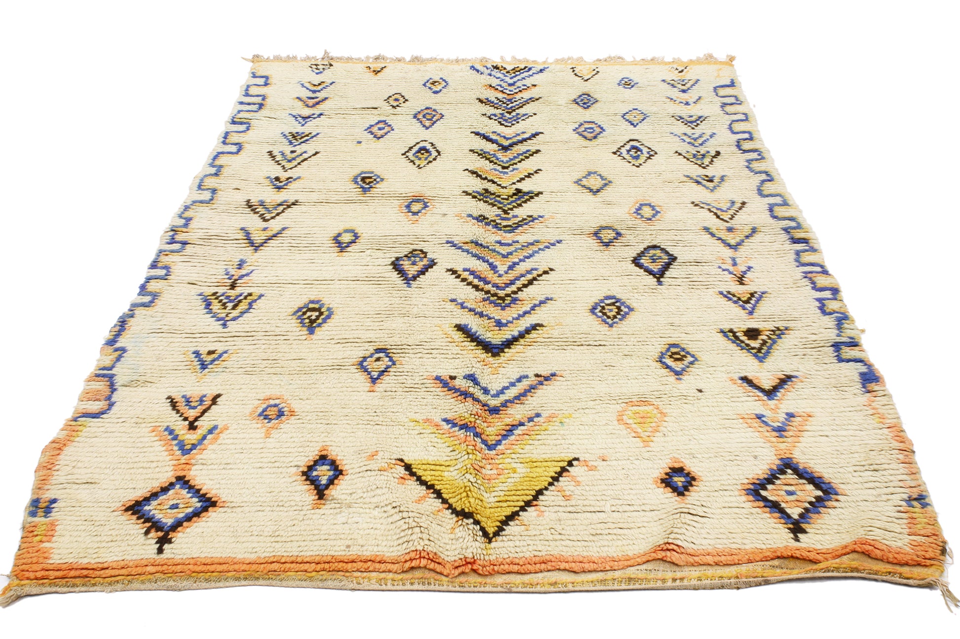 4 x 6 Vintage Moroccan Azilal Rug 20450