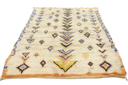 4 x 6 Vintage Moroccan Azilal Rug 20450