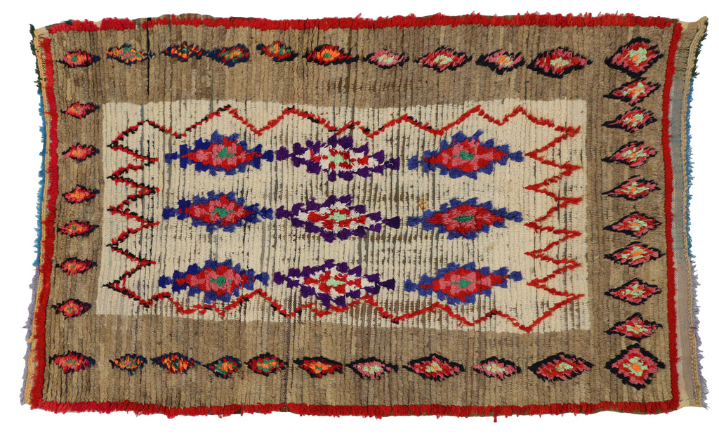 4 x 6 Vintage moroccan Rug 20451