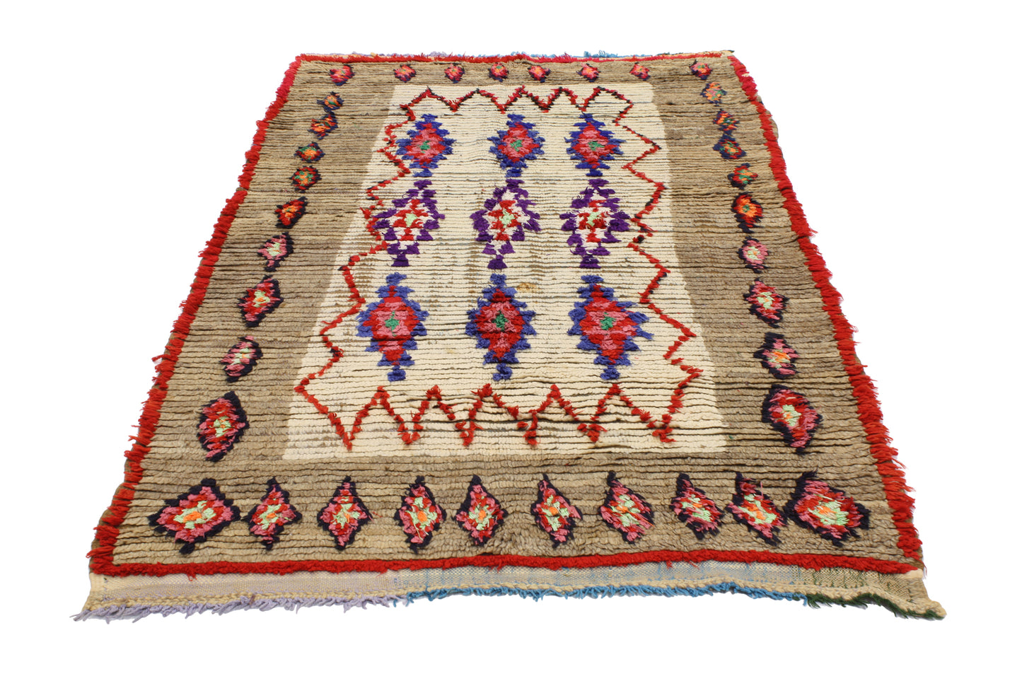 4 x 6 Vintage moroccan Rug 20451