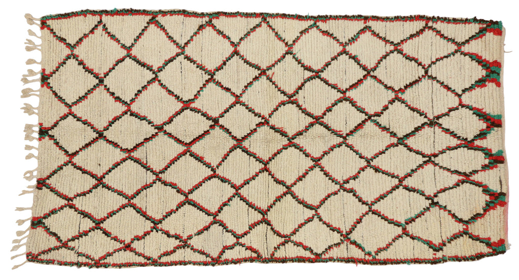 3 x 6 Vintage Moroccan Rug 20452