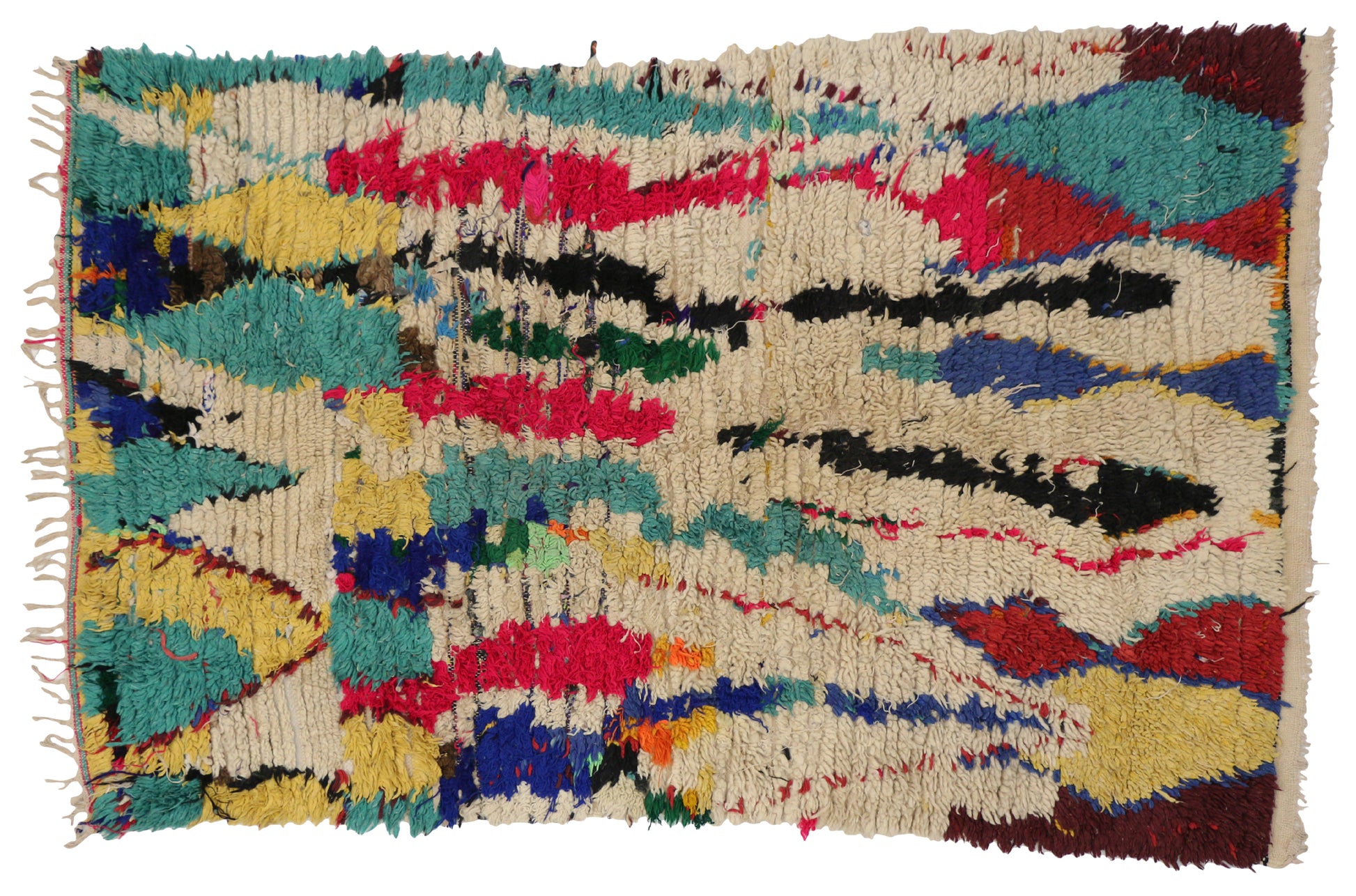 4 x 6 Vintage Moroccan Azilal Rug 20454