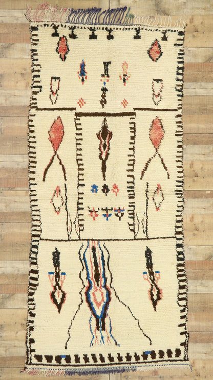4 x 10 Vintage Moroccan Azilal Rug 20463