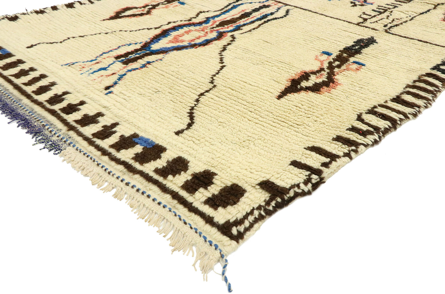 4 x 10 Vintage Moroccan Azilal Rug 20463