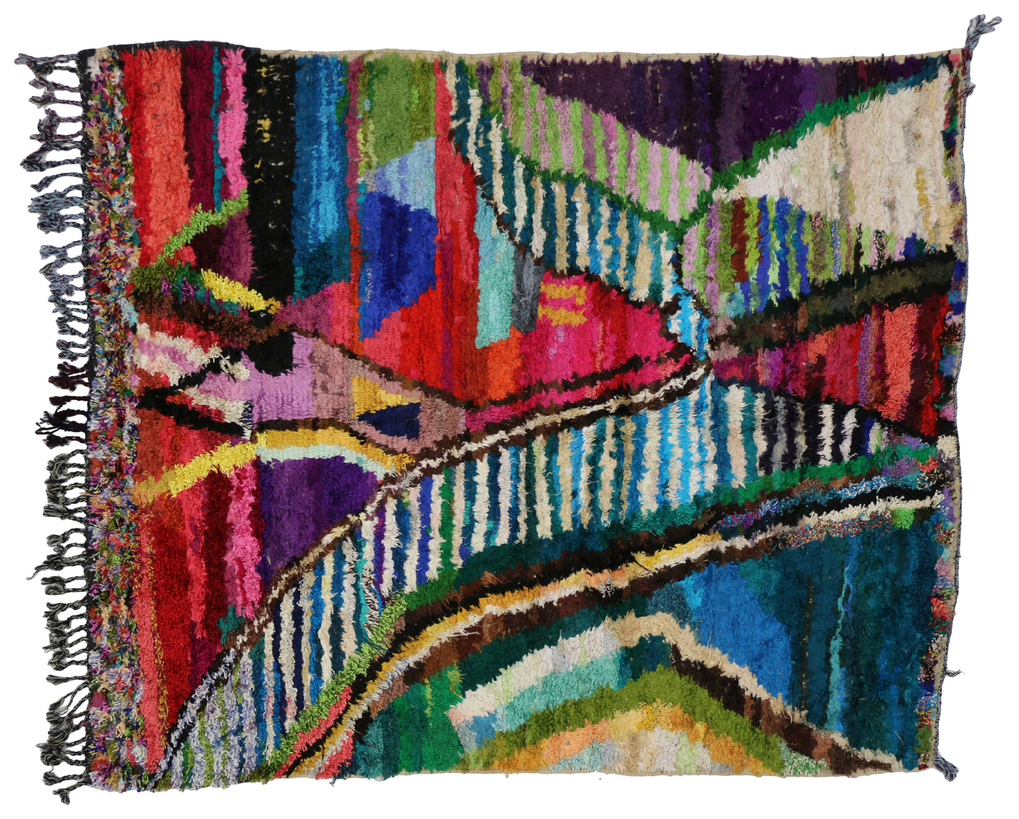 5 x 6 Silk Moroccan Rug 20478