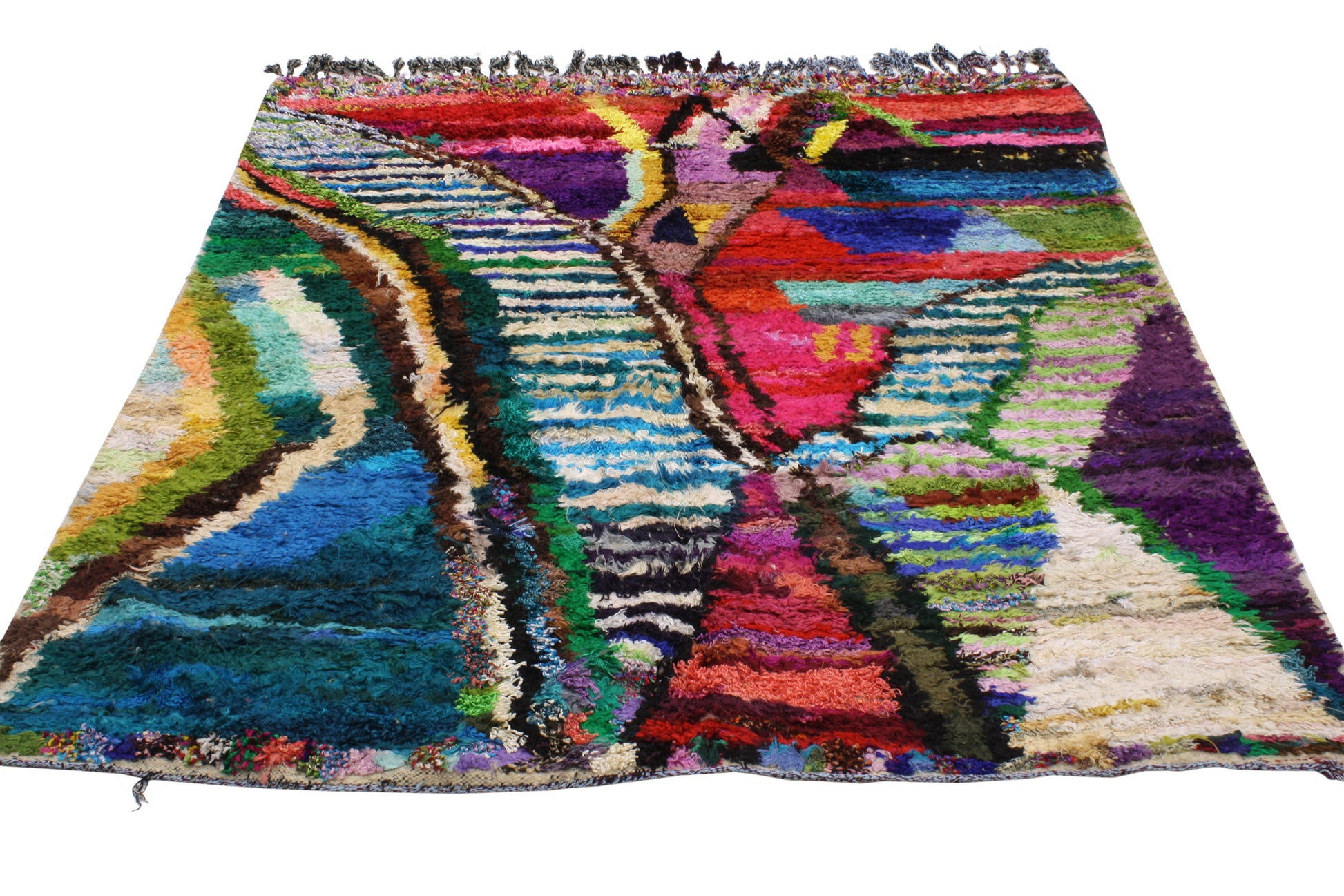 5 x 6 Silk Moroccan Rug 20478