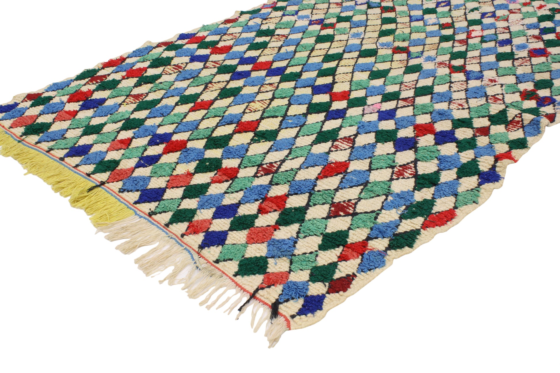 4 x 7 Vintage Moroccan Azilal Rug 20488