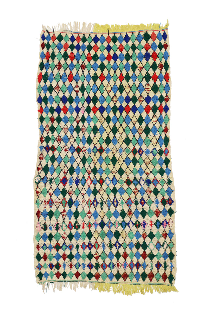 4 x 7 Vintage Moroccan Azilal Rug 20488