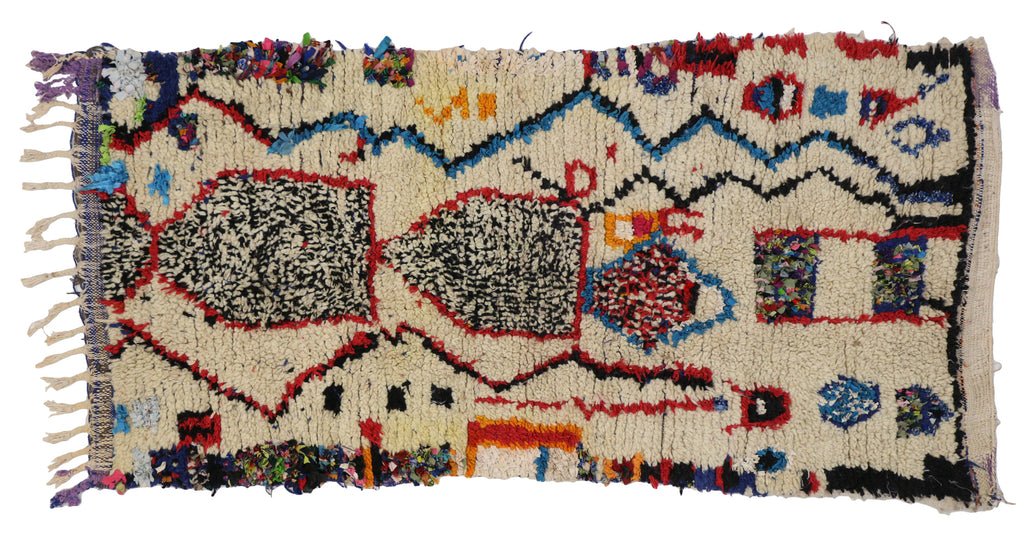 3 x 6 Vintage Moroccan Rug 20489