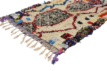 3 x 6 Vintage Moroccan Rug 20489