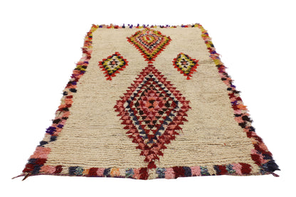 4 x 7 Vintage Moroccan Azilal Rug 20491