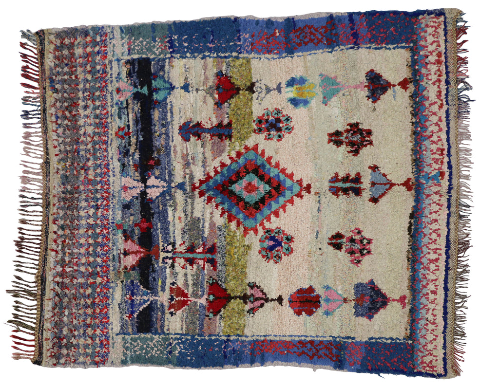 5 x 5 Vintage Moroccan Rug 20492