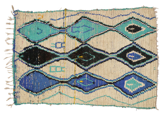 4 x 6 Vintage moroccan Rug 20497