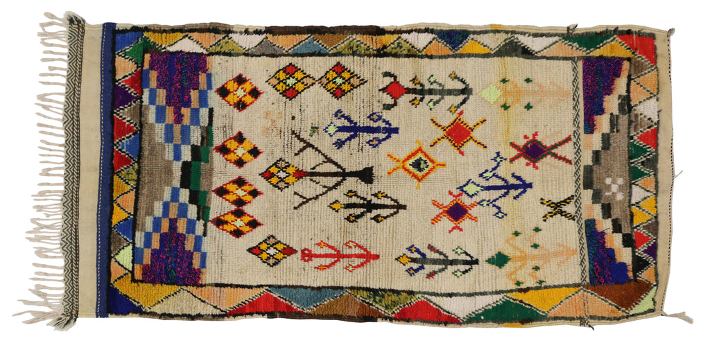 3 x 5 Vintage Moroccan Rug 20498