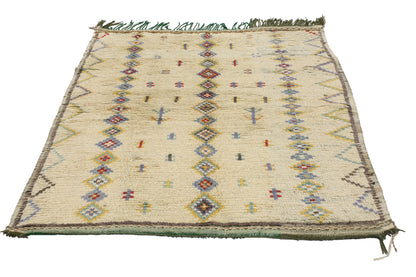 4 x 5 Vintage Moroccan Rug 20508