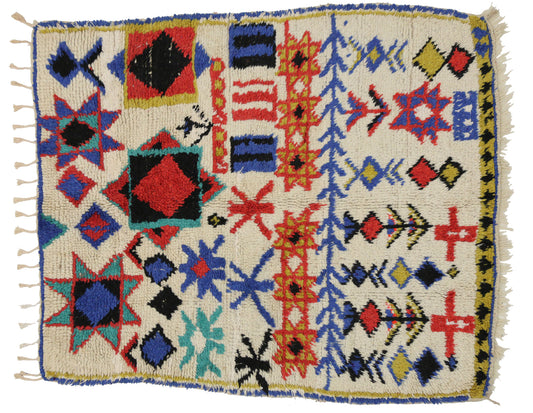 4 x 5 Vintage Moroccan Rug 20511