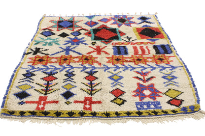 4 x 5 Vintage Moroccan Rug 20511