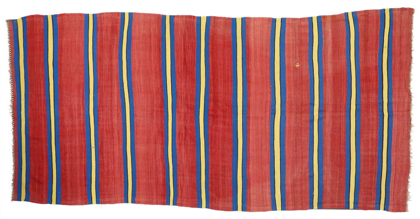 6 x 12 Vintage Moroccan Striped Kilim Rug 20536