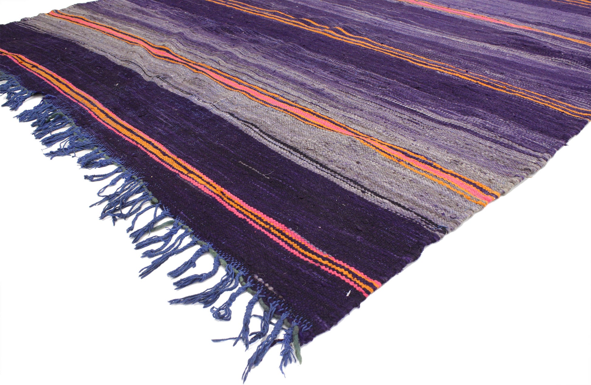 6 x 8 Vintage Striped Kilim Rug 20541
