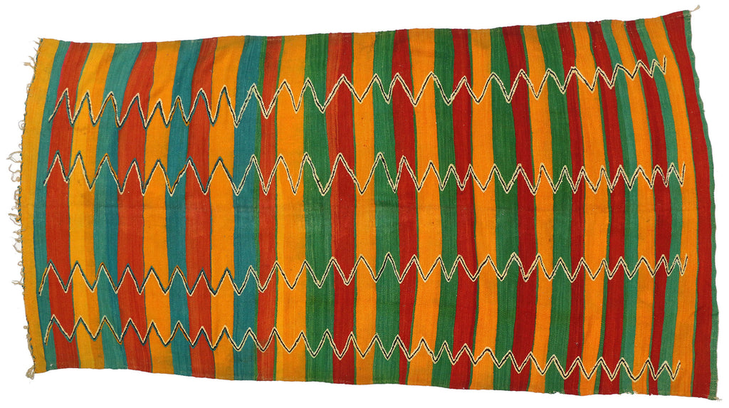 5 x 11 Vintage Moroccan Kilim Rug 20557