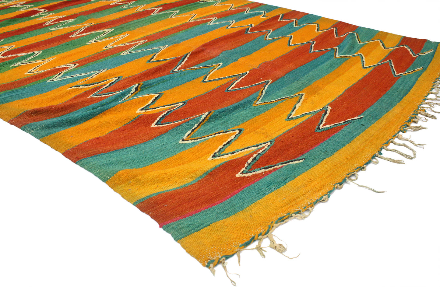 5 x 11 Vintage Moroccan Kilim Rug 20557