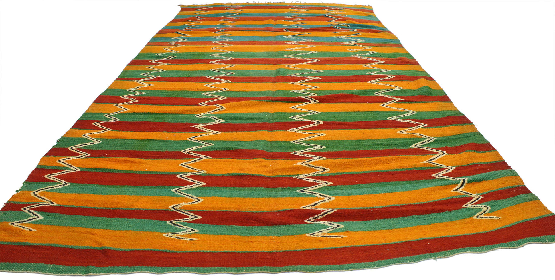 5 x 11 Vintage Moroccan Kilim Rug 20557