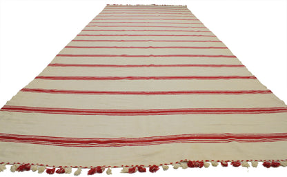 7 x 18 Vintage Moroccan Kilim Rug 20563