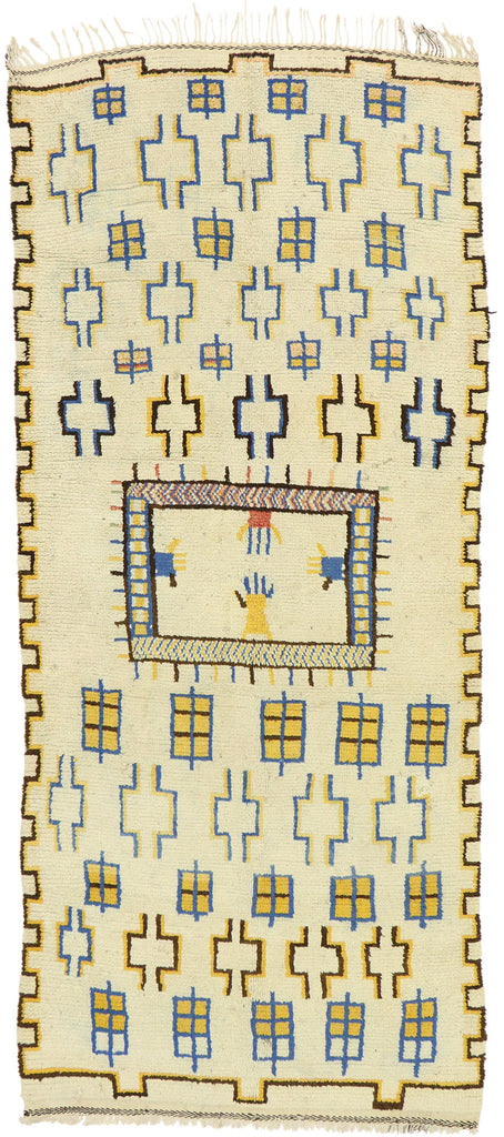 5 x 11 Vintage Moroccan Azilal Rug 20568