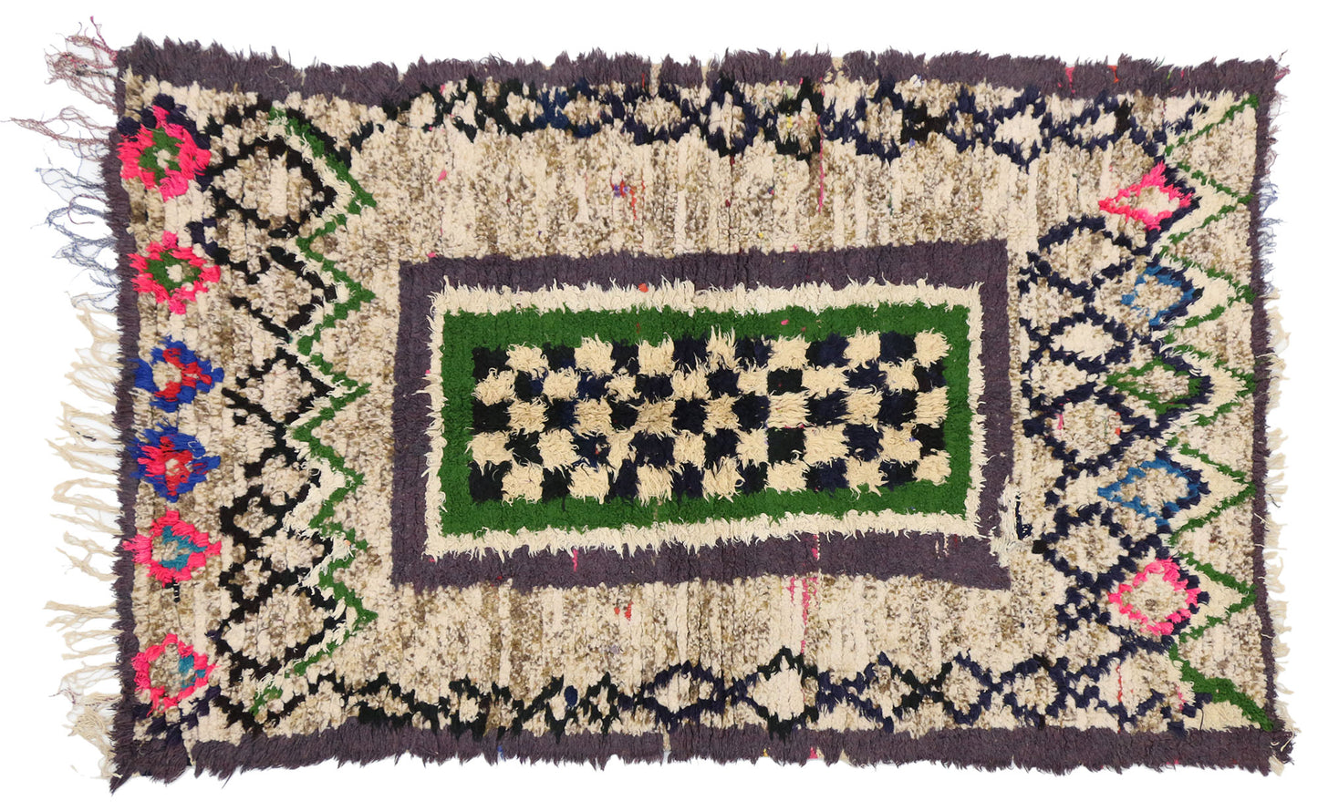 4 x 6 Vintage Moroccan Rug 20569
