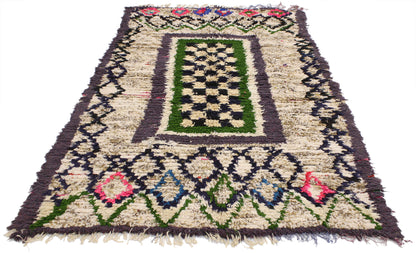 4 x 6 Vintage Moroccan Rug 20569