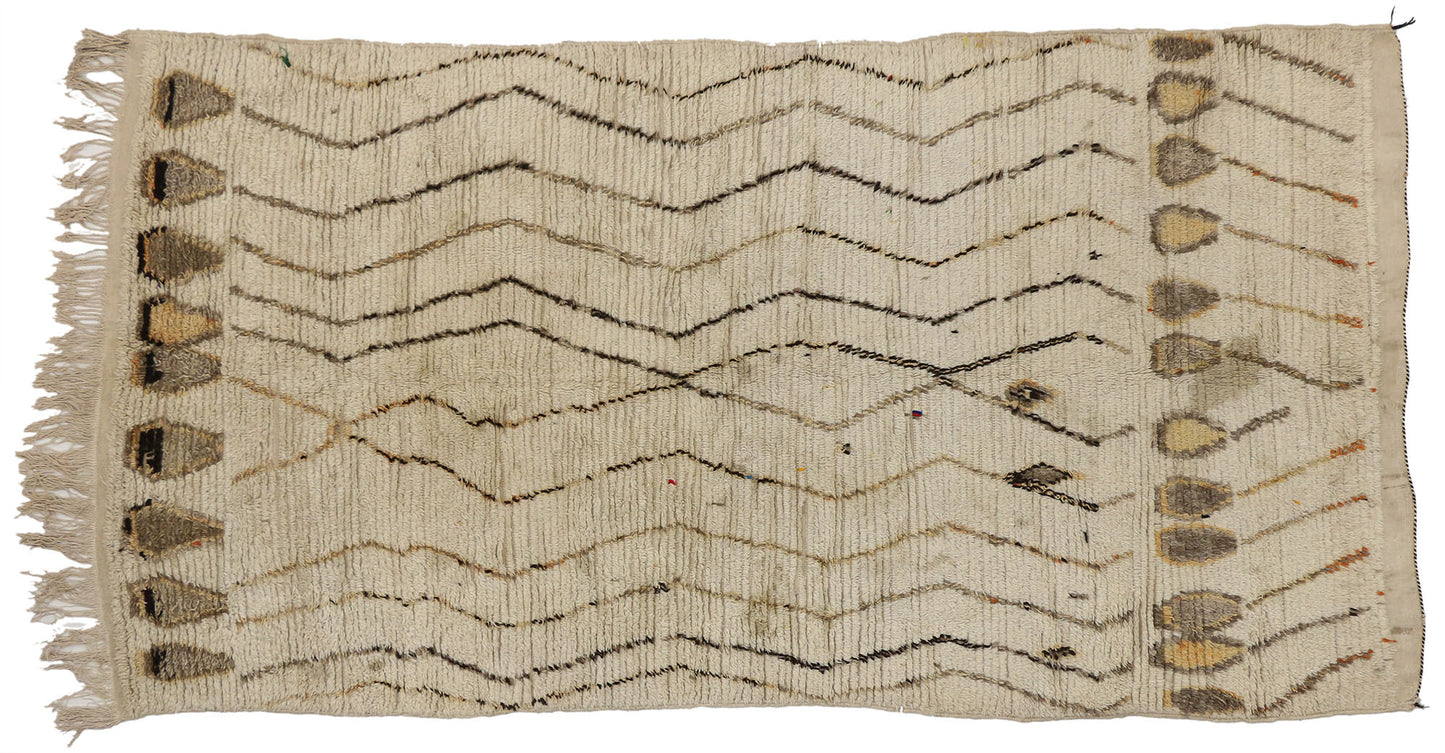 4 x 8 Vintage Moroccan Rug 20571