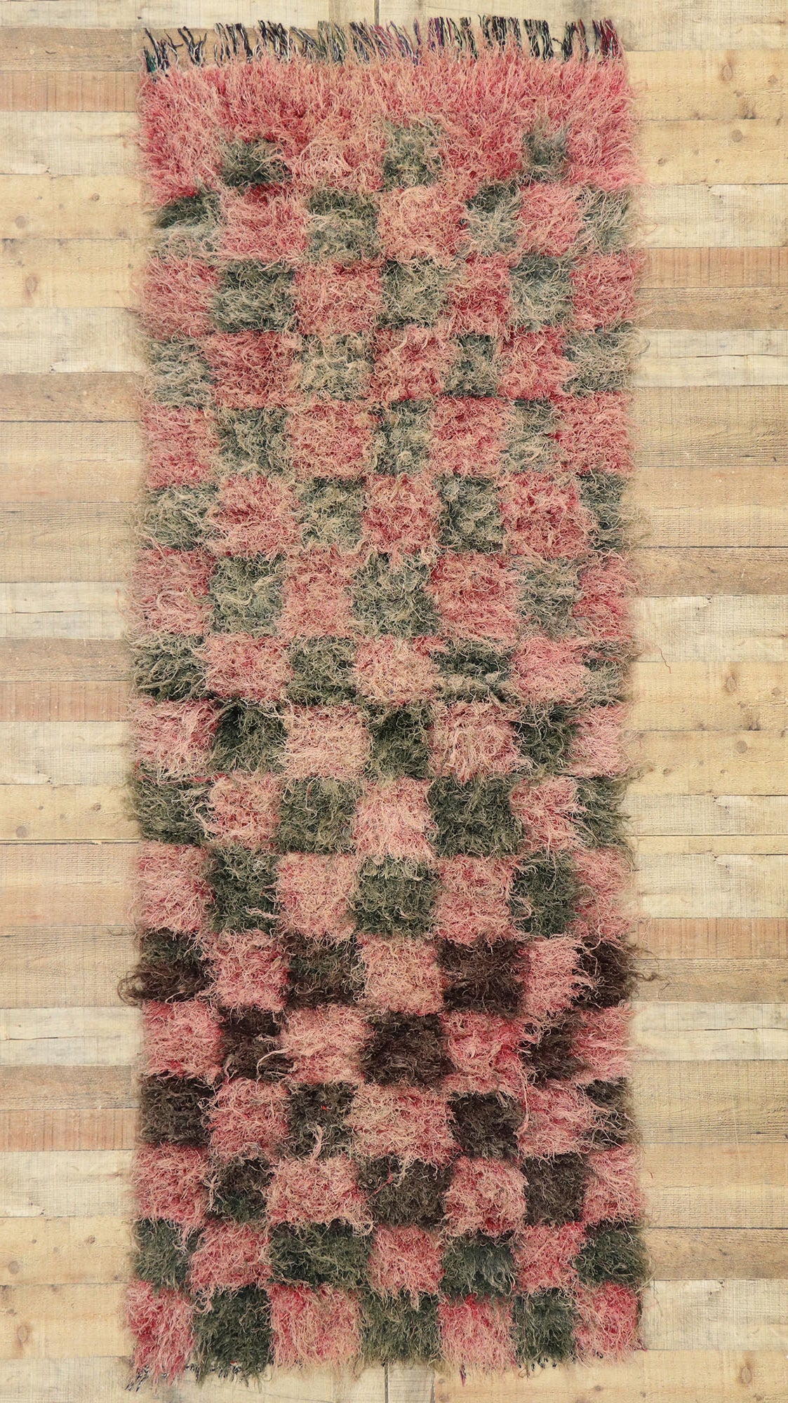 3 x 8 Vintage Moroccan Runner 20576