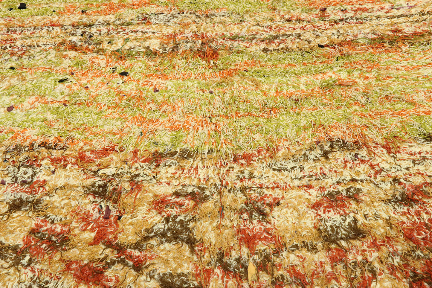 4 x 9 Vintage Boujad Moroccan Rag Rug 20579