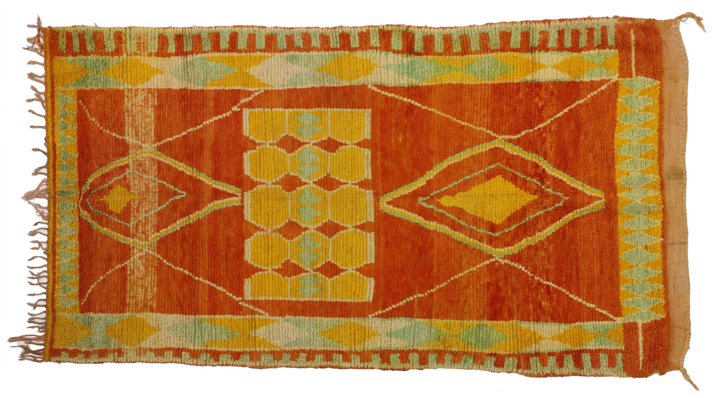 4 x 7 Vintage Moroccan Rug 20580