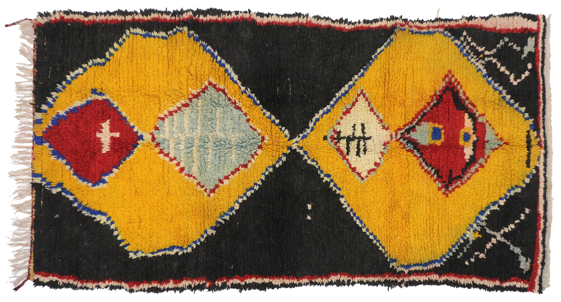 4 x 8 Vintage Moroccan Rug 20583