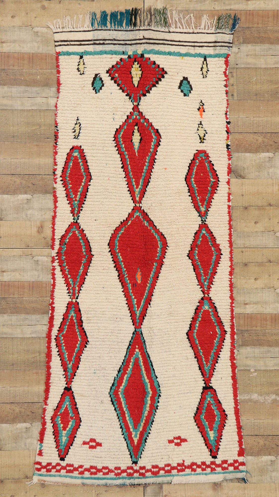 3 x 7 Vintage Moroccan Azilal Rug 20587