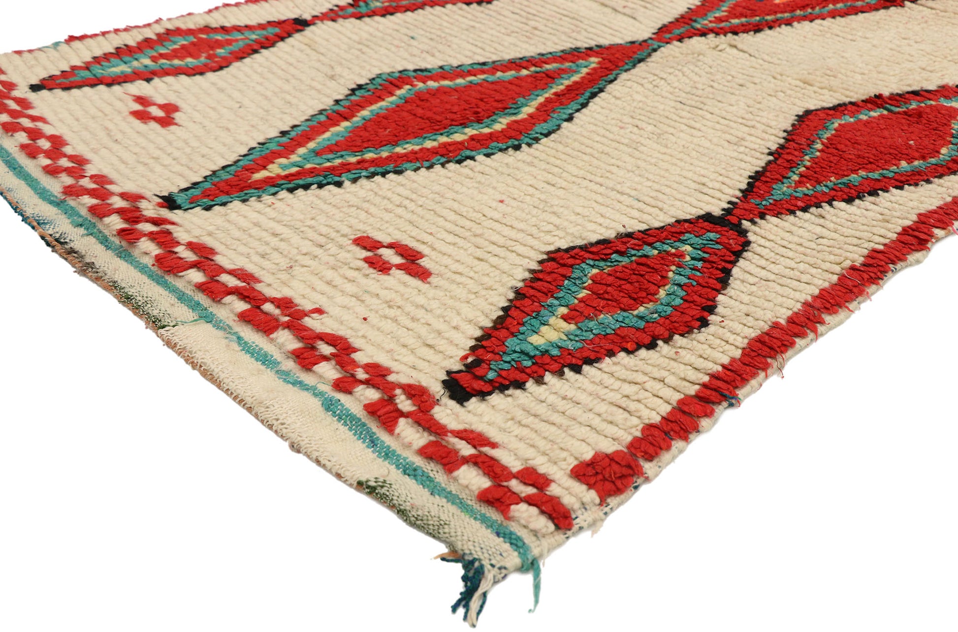 3 x 7 Vintage Moroccan Azilal Rug 20587