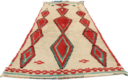 3 x 7 Vintage Moroccan Azilal Rug 20587