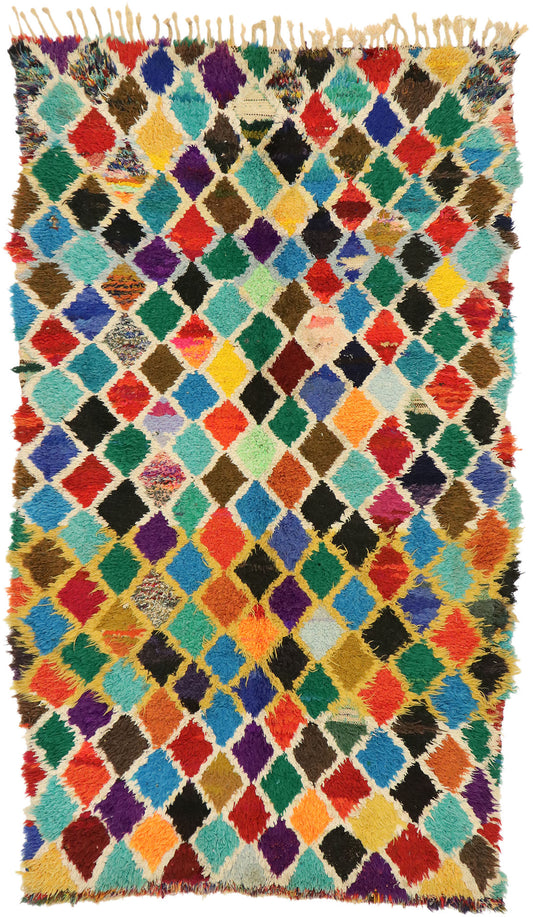 4 x 6 Vintage Moroccan Rug 20589