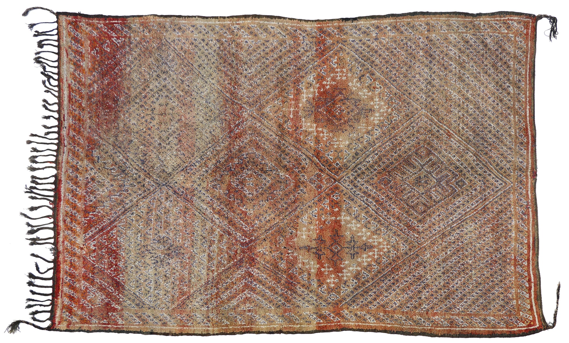 7 x 10 Vintage Moroccan Rug 20597