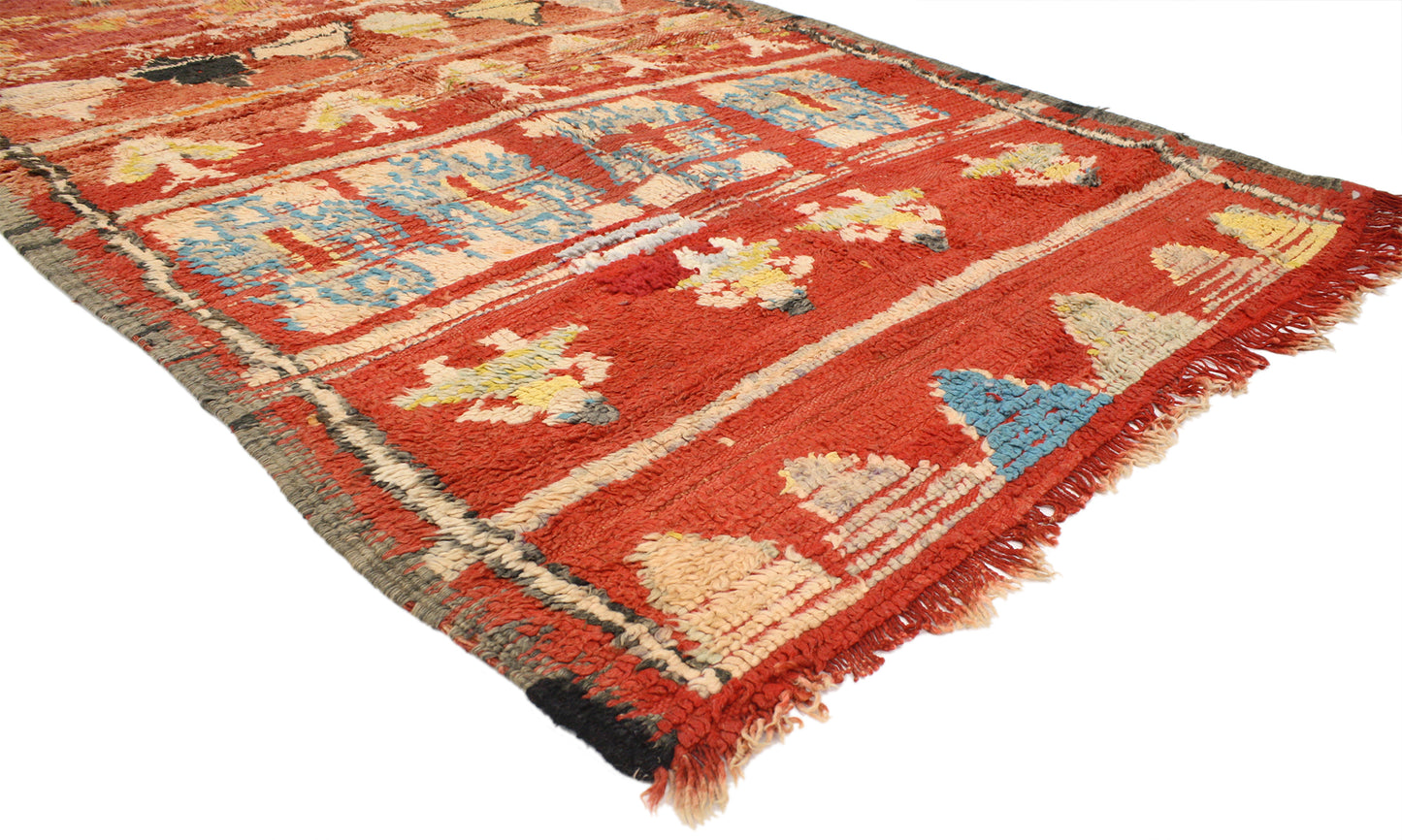 5 x 8 Vintage Moroccan Rug 20599