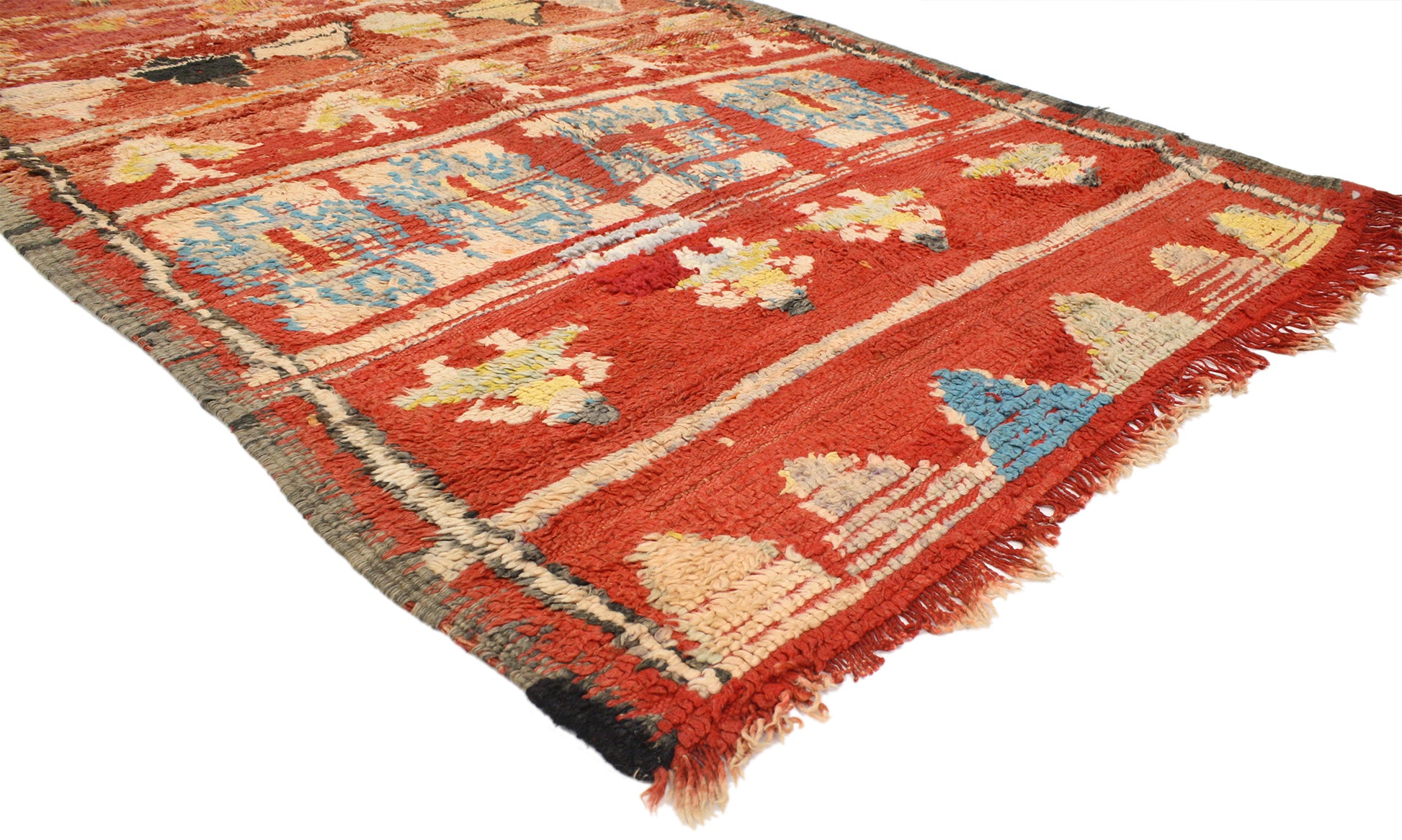 5 x 8 Vintage Moroccan Rug 20599