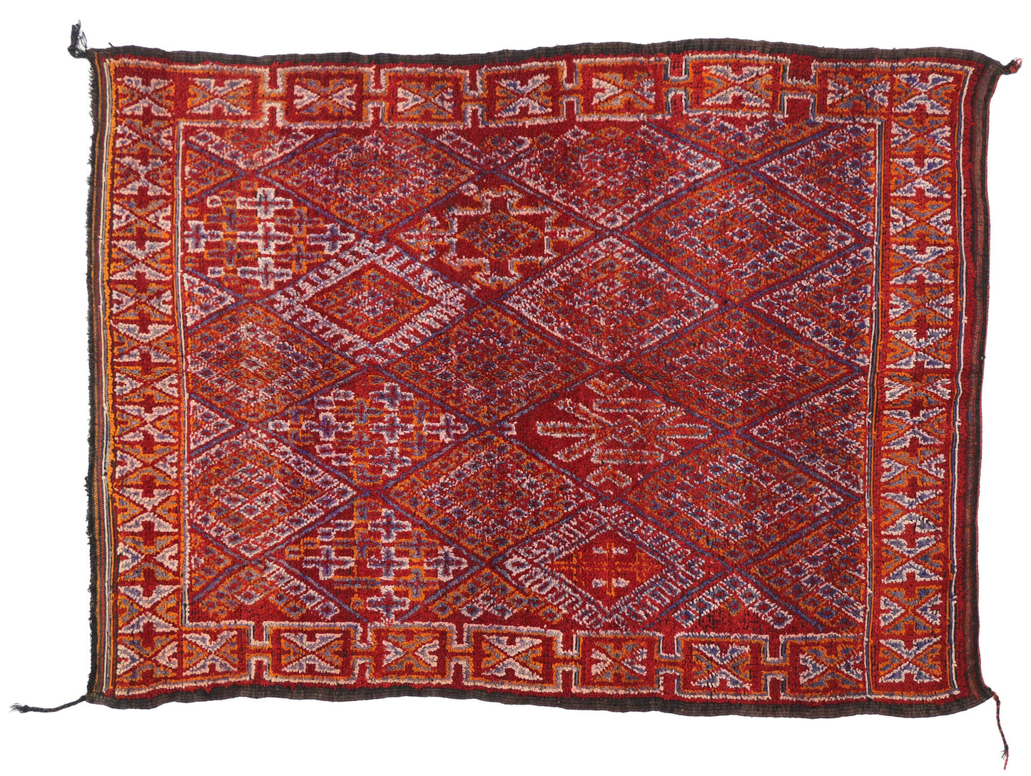7 x 9 Vintage Moroccan Rug 20605