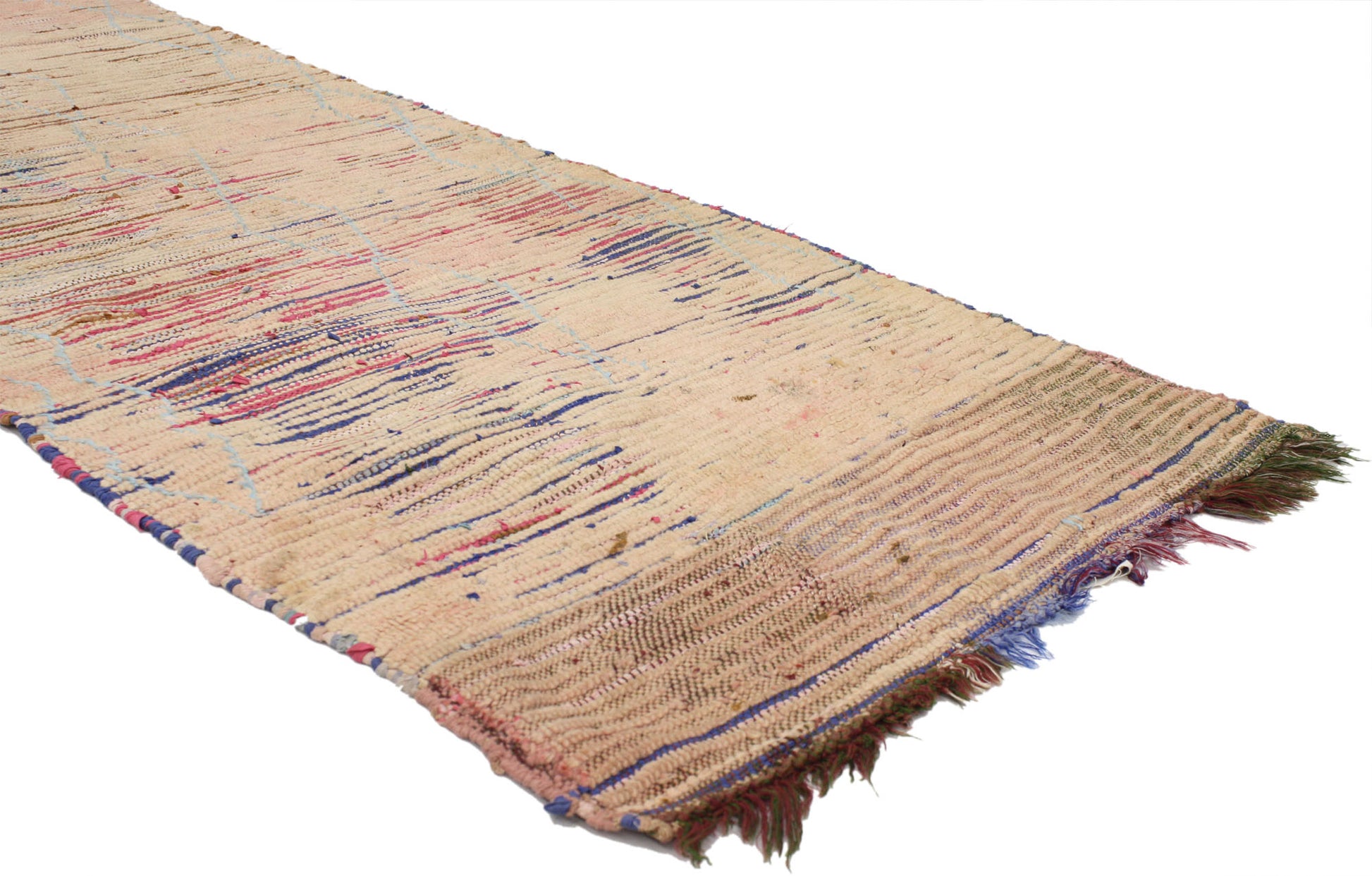 3 x 8 Vintage Moroccan Runner 20606
