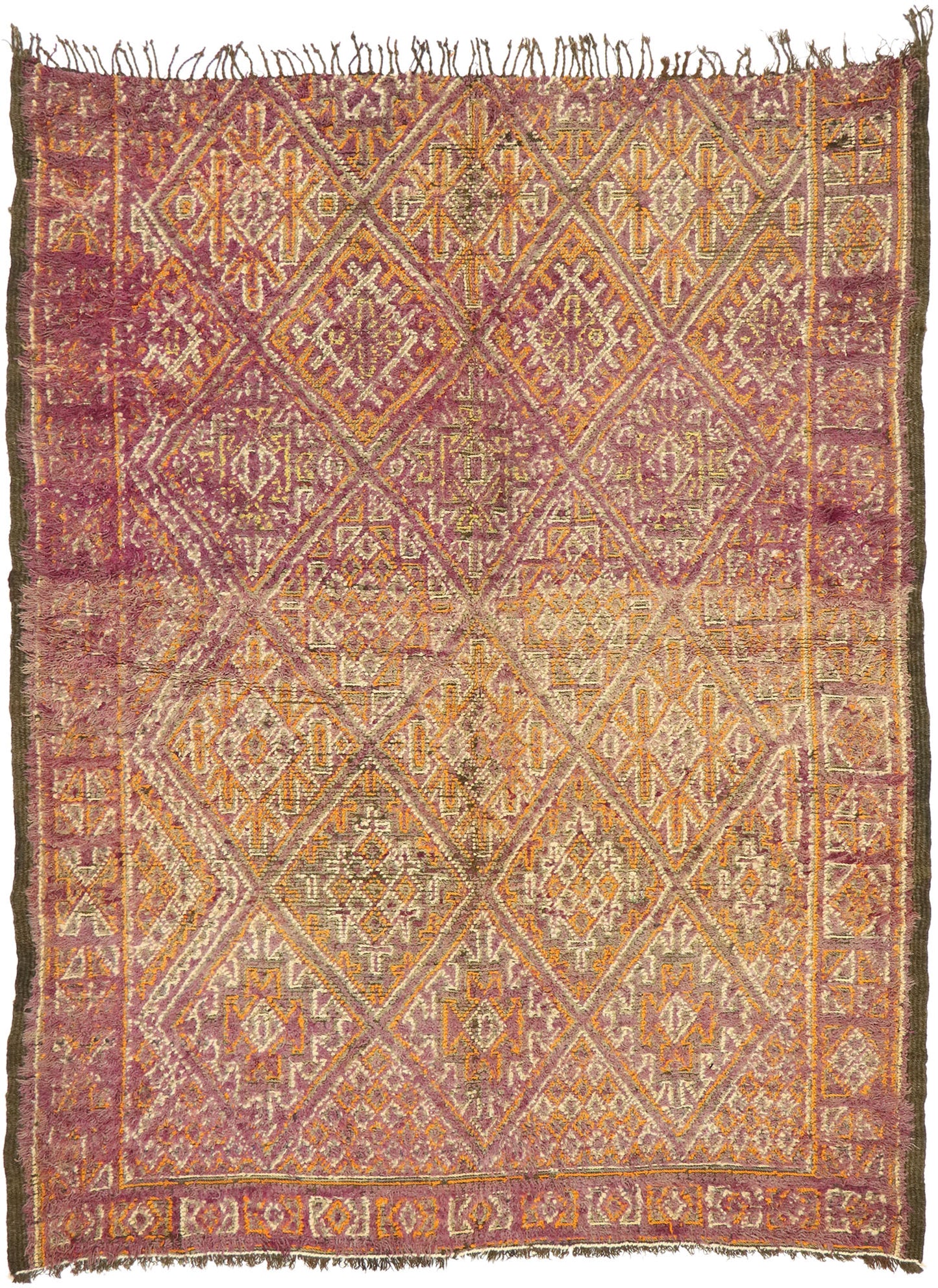 6 x 8 Vintage Moroccan Rug 20611