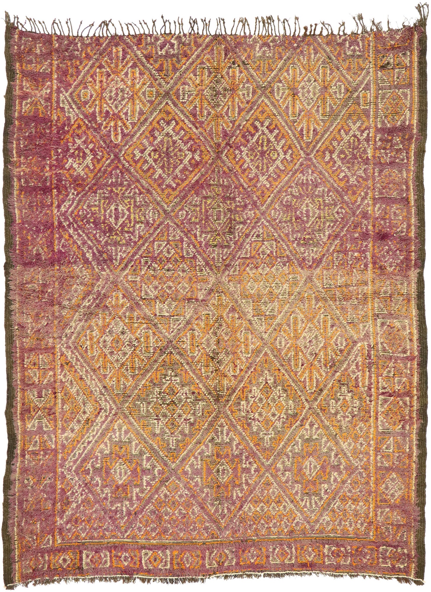 6 x 8 Vintage Moroccan Rug 20611