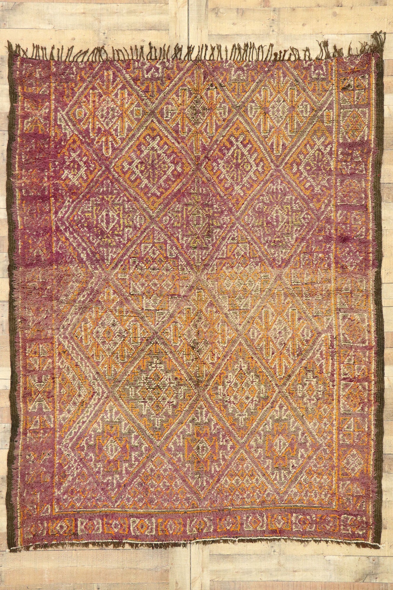6 x 8 Vintage Moroccan Rug 20611