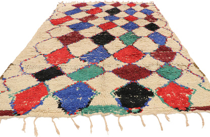 5 x 7 Vintage Moroccan Azilal Rug 20619